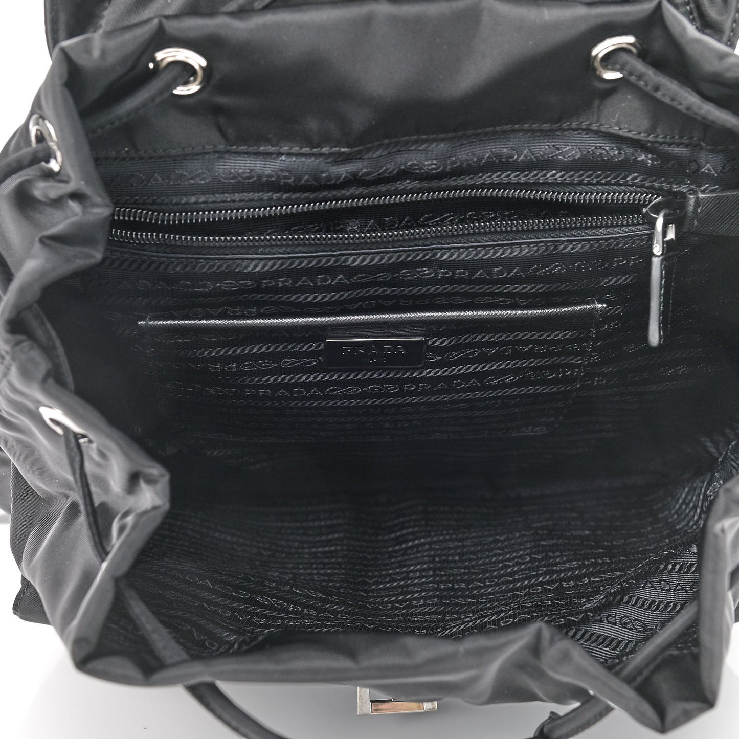 Nylon Vela Medium Backpack Black
