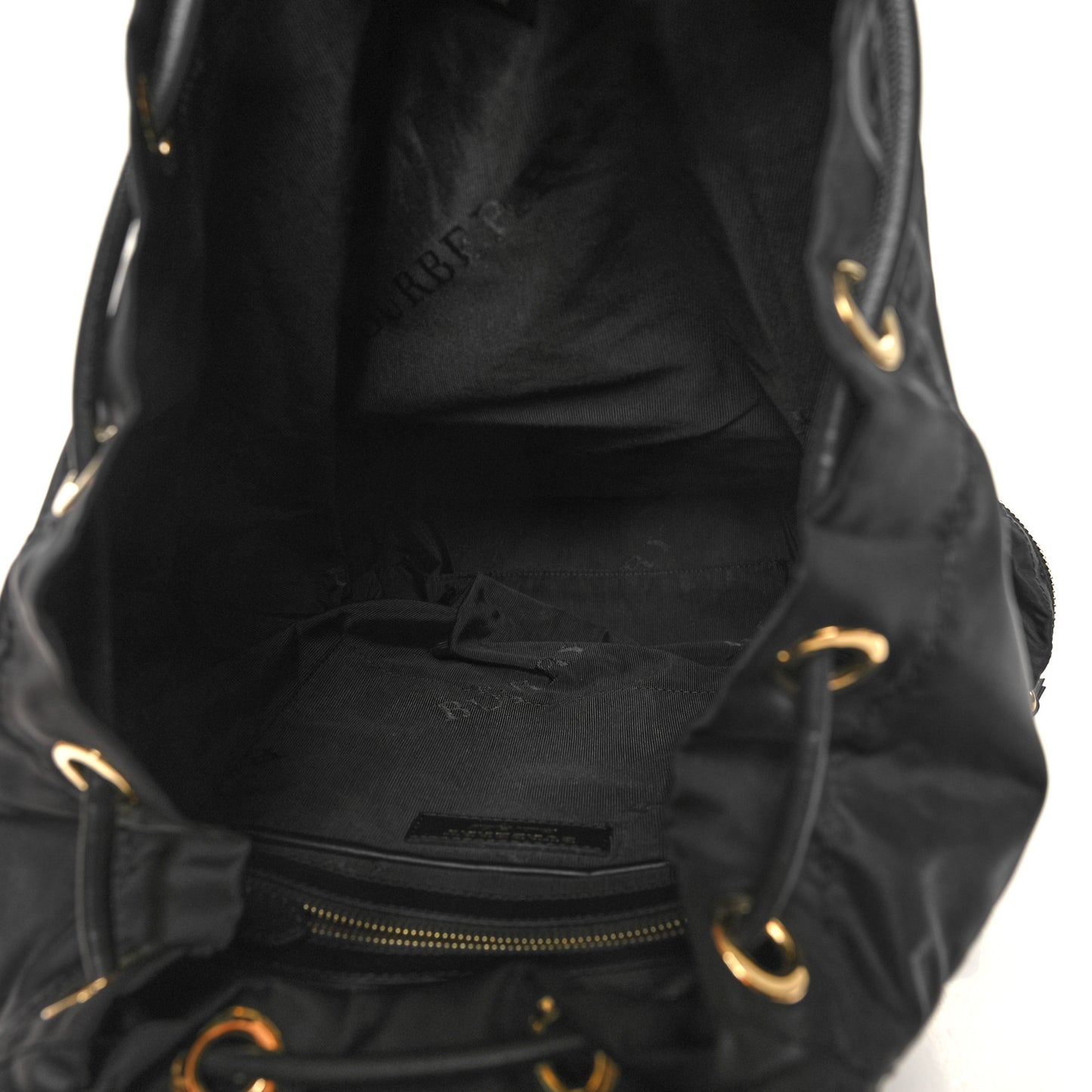 Nylon Medium Rucksack Backpack Black