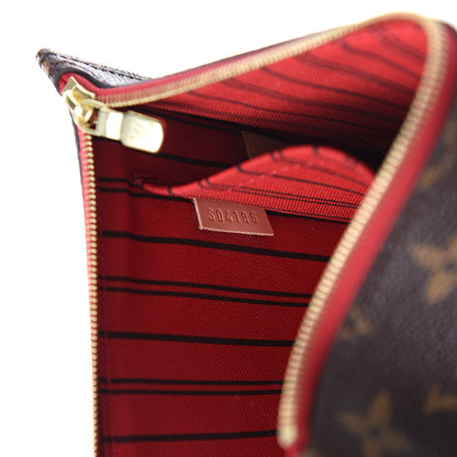 Louis Vuitton Monogram Neverfull MM GM Pochette Cherry 8 of 8