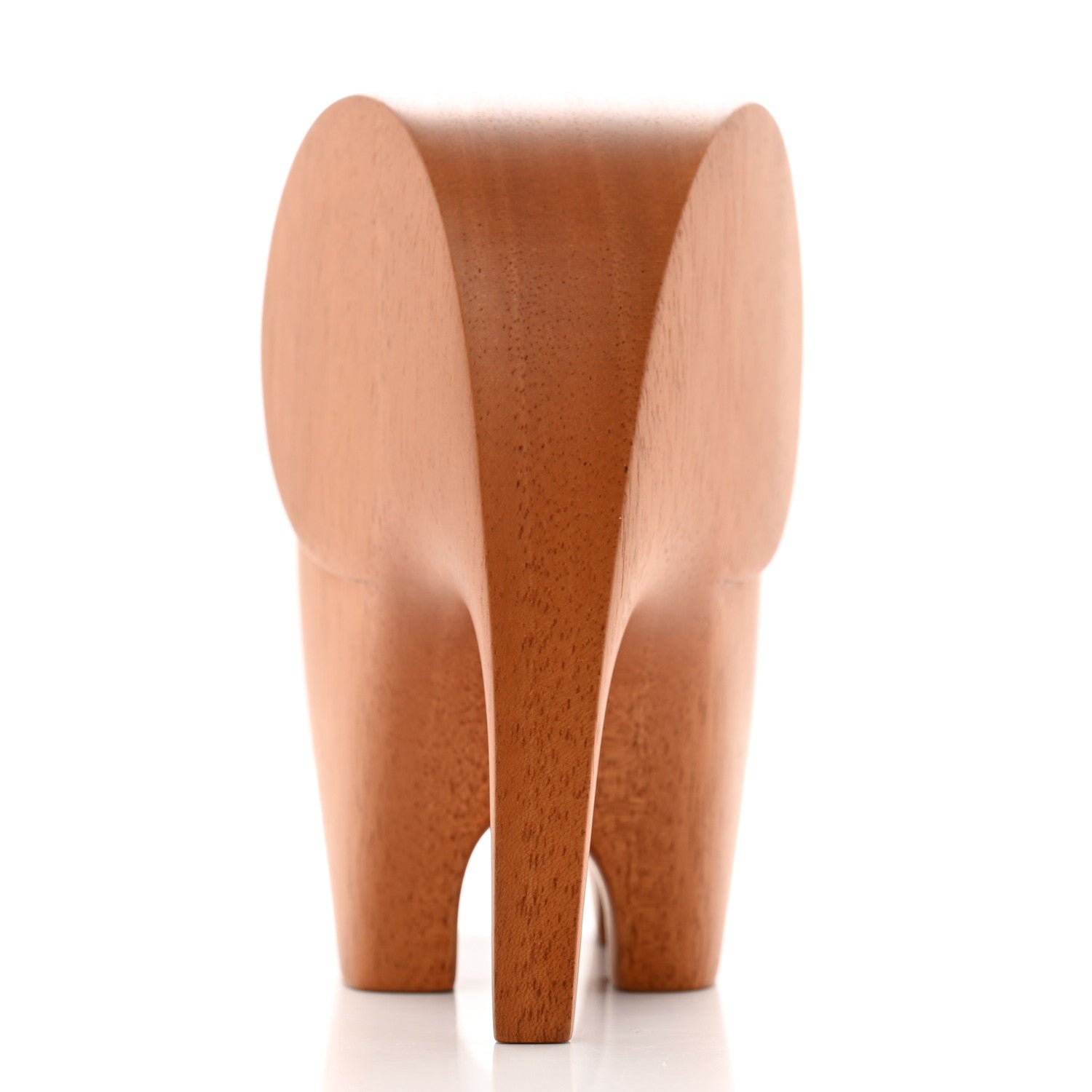 Hermes Mahogany Wood Elephant Lao Paperweight Naturel 4 of 8