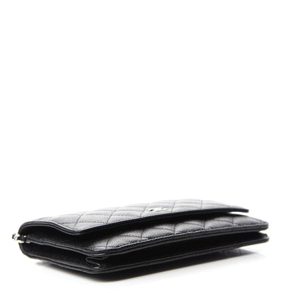 Chanel Caviar Quilted Wallet On Chain WOC Black 4 of 11