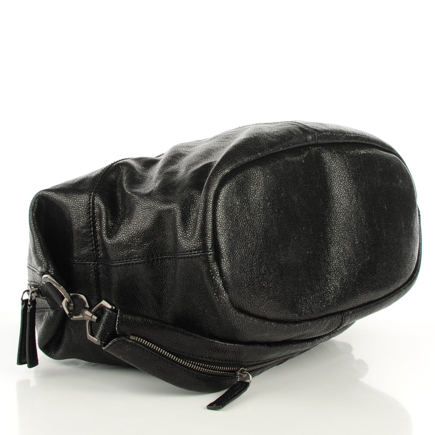 Grained Calfskin Large Nightingale Black
