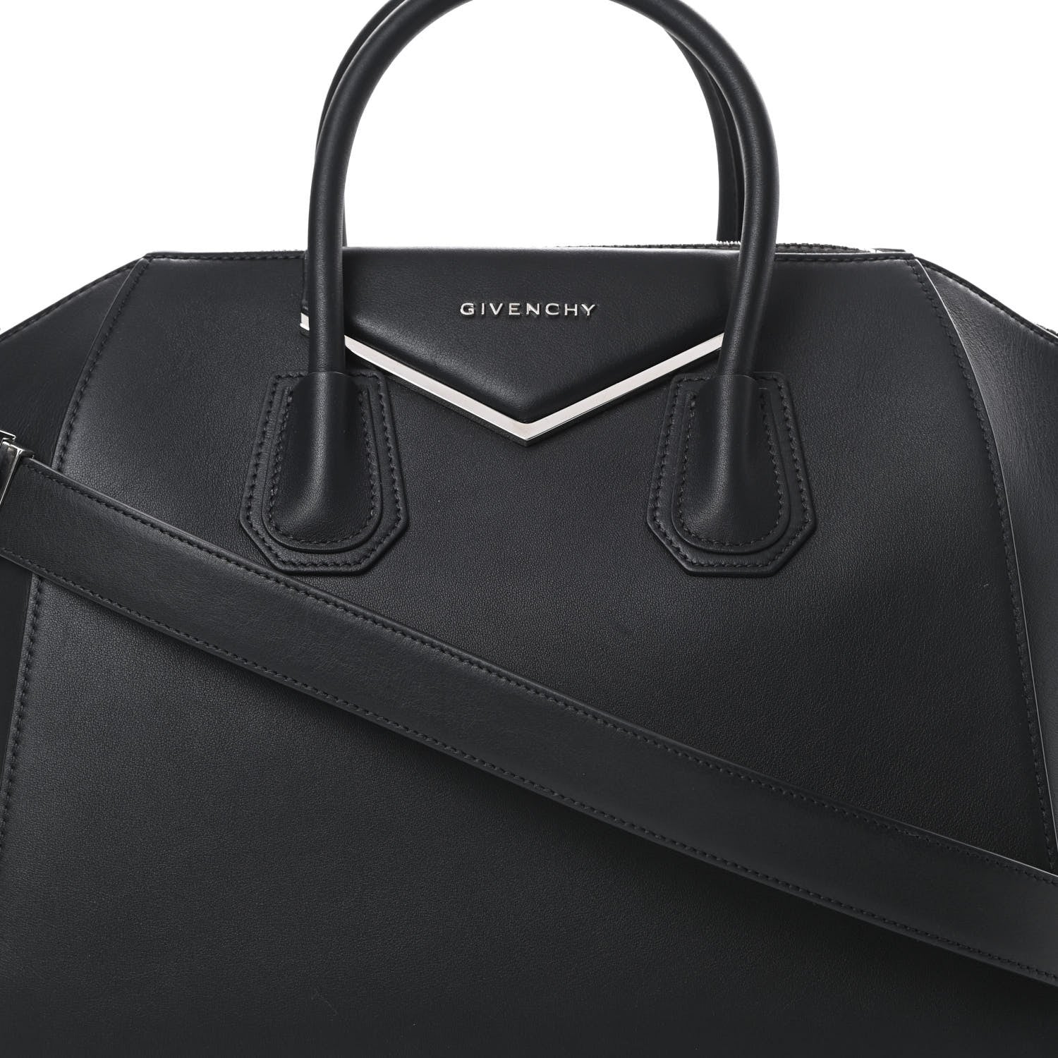 Givenchy Calfskin Medium Metal Antigona Black 8 of 13