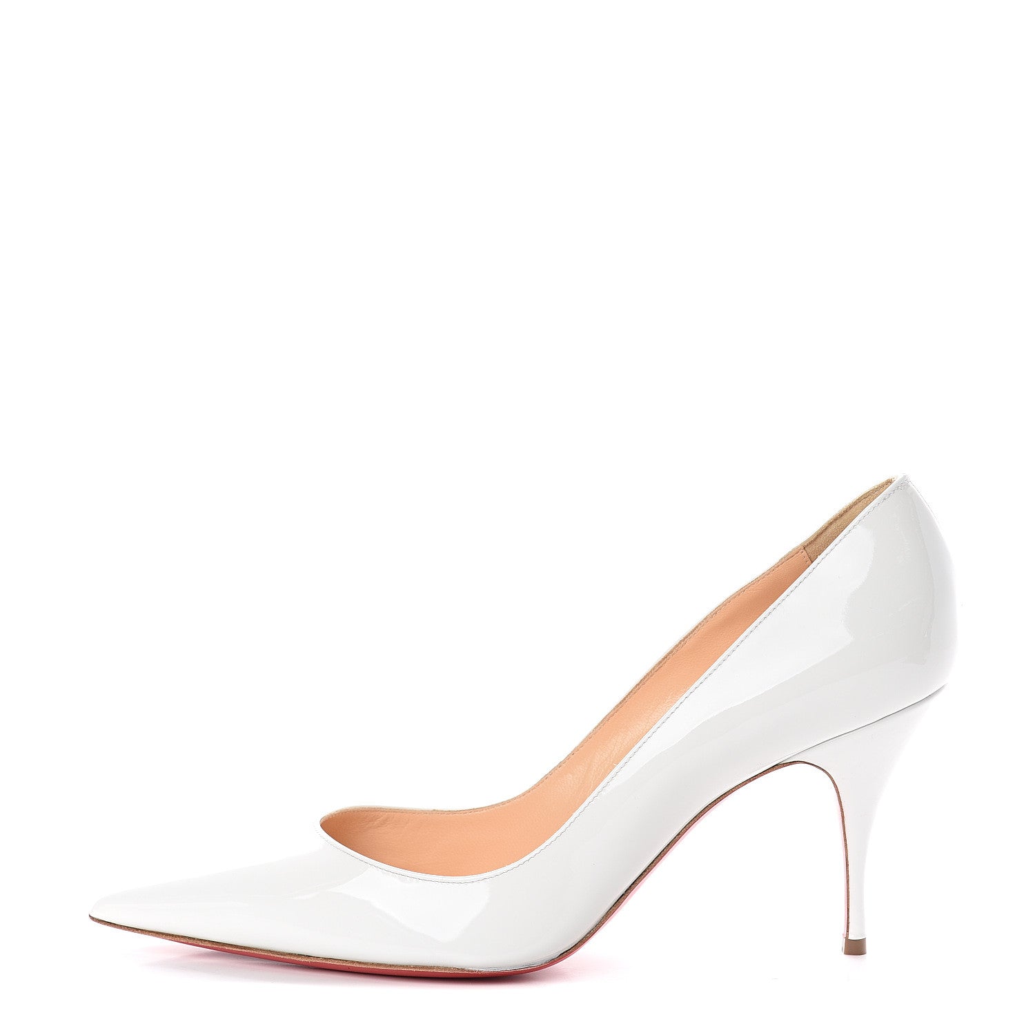 Christian Louboutin Patent Clare 80 Pumps 39 White 1 of 7