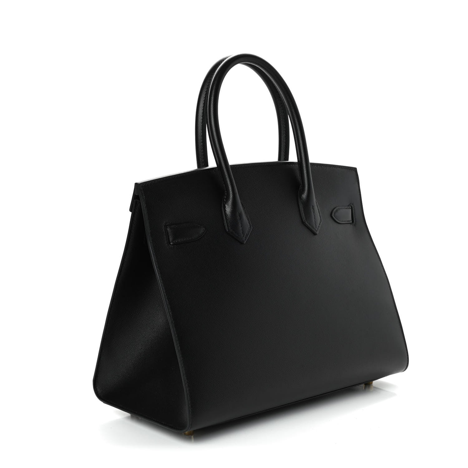 Hermes Madame Calfskin Birkin Sellier 30 Black 2 of 10