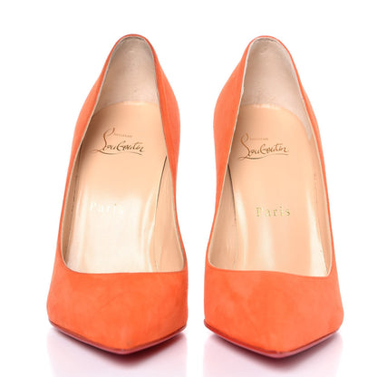 Christian Louboutin Suede So Kate 120 Pumps 37 Orange 3 of 10