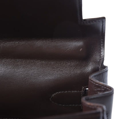 Hermes Box Kelly Retourne 32 Chocolate 64 of 64