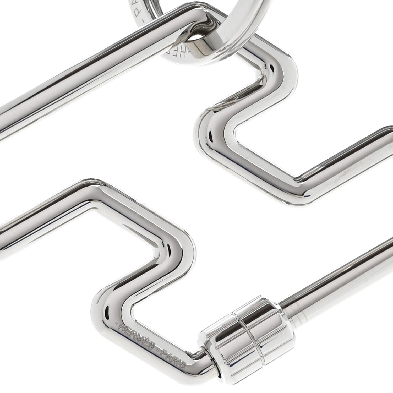 Hermes Stainless Steel H Too Speedy Key Ring 3 of 5