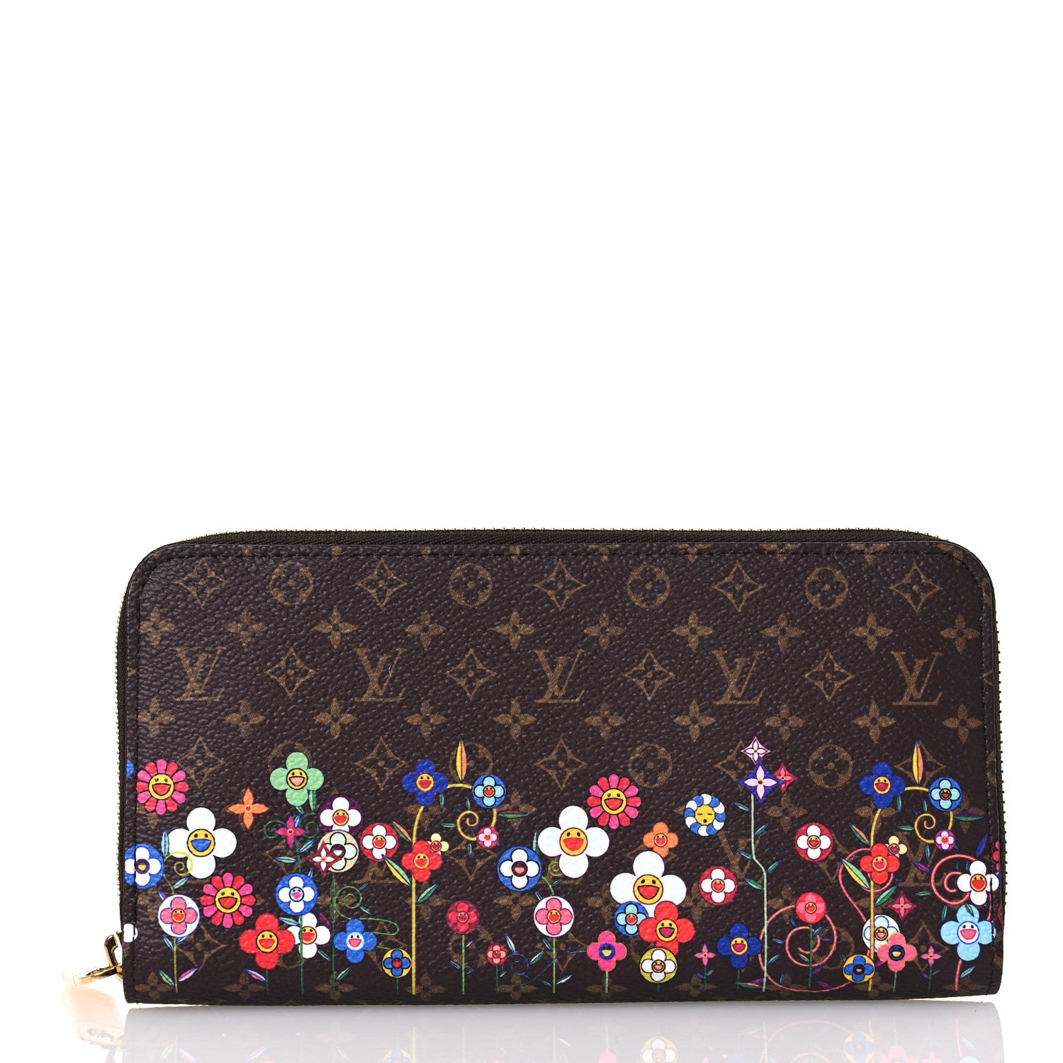 Louis Vuitton LV X TM Monogram Flowers Zippy Wallet 1 of 12