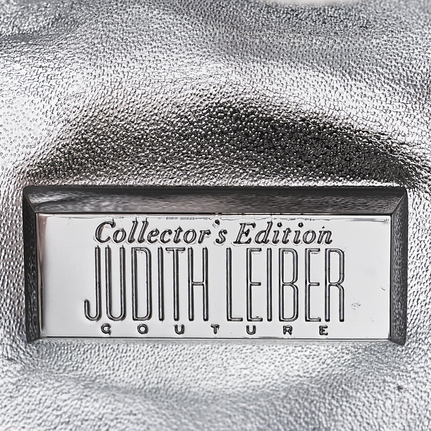 Judith Leiber Swarovski Crystal War And Peace Minaudiere Clutch Silver 6 of 16