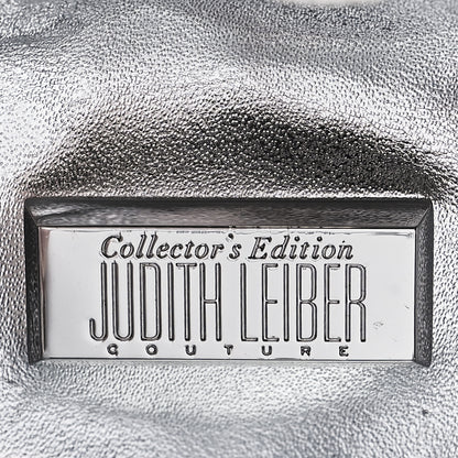 Judith Leiber Swarovski Crystal War And Peace Minaudiere Clutch Silver 6 of 16