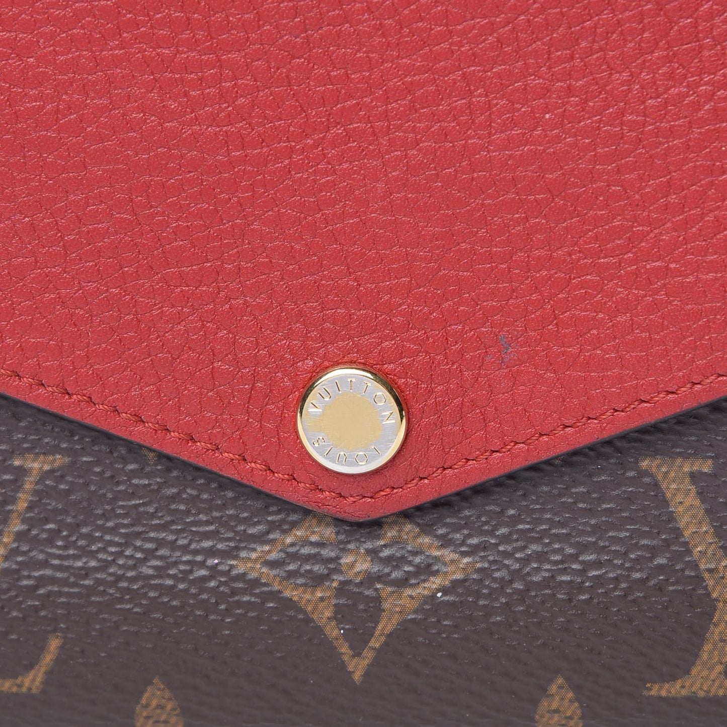Monogram Pallas Compact Wallet Cherry