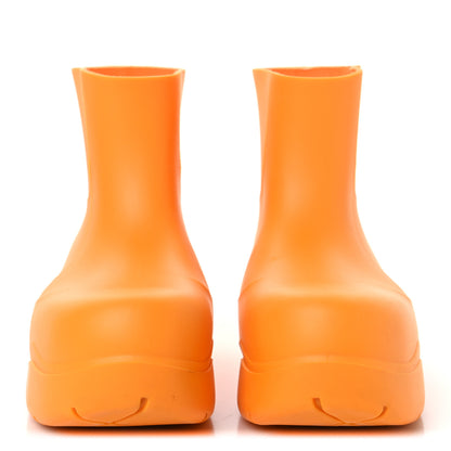 Bottega Veneta Rubber Mens Puddle Ankle Boots 42 Tangerine 3 of 9