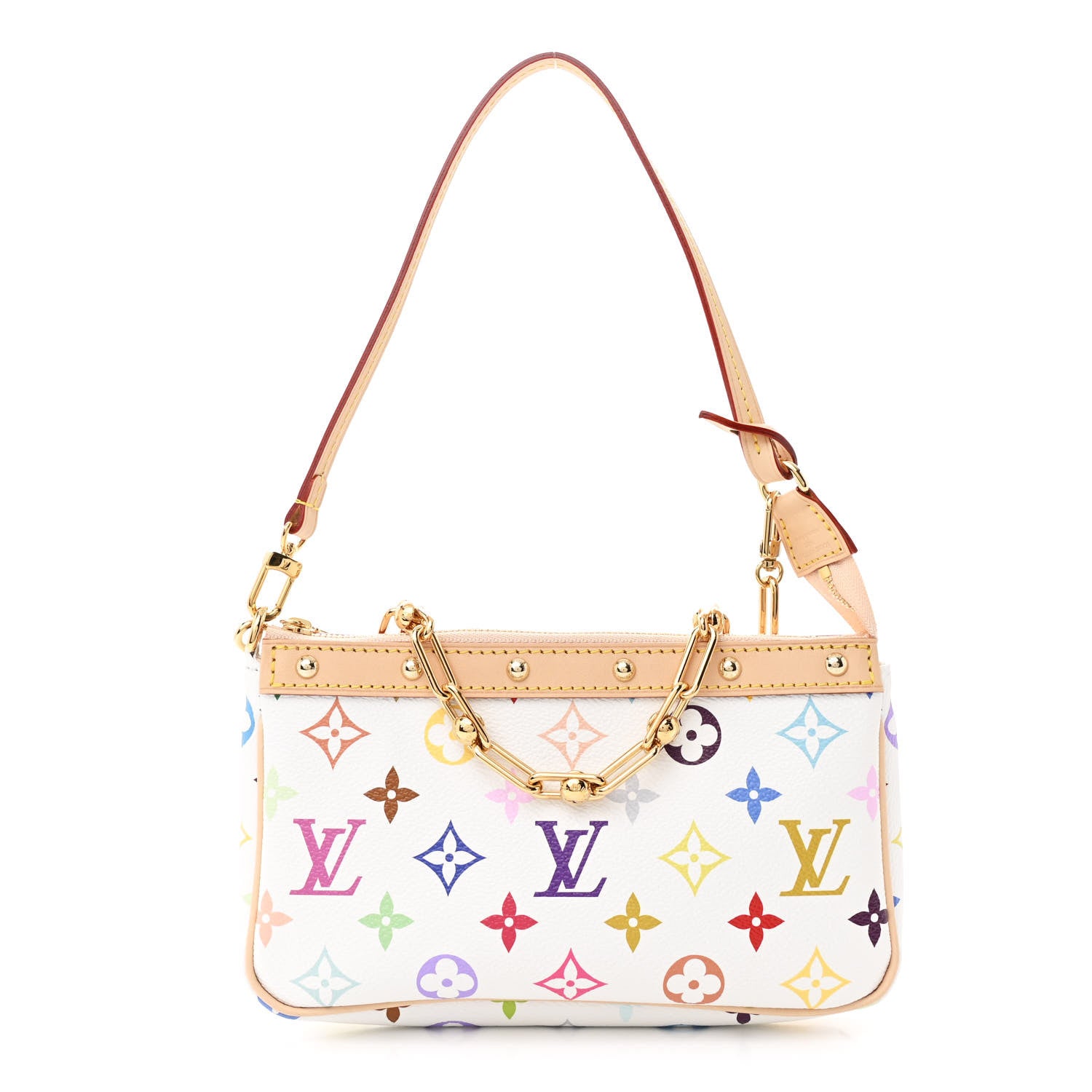 Louis Vuitton LV X TM Monogram Multicolor Pochette Accessories White 1 of 9
