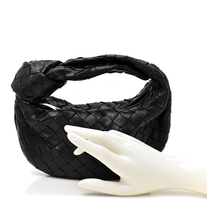 Bottega Veneta Nappa Intrecciato Mini Jodie Black Black 2 of 10