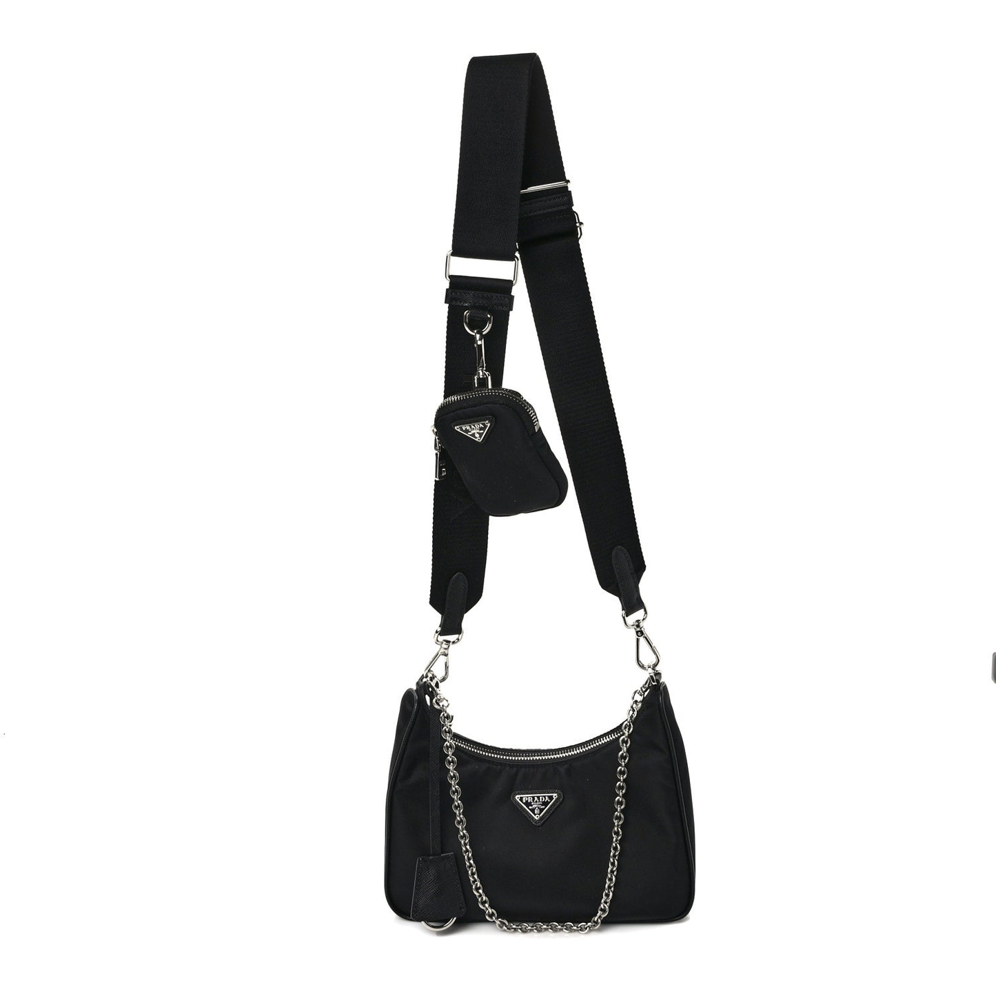 Nylon Re-Edition 2005 Shoulder Bag Black