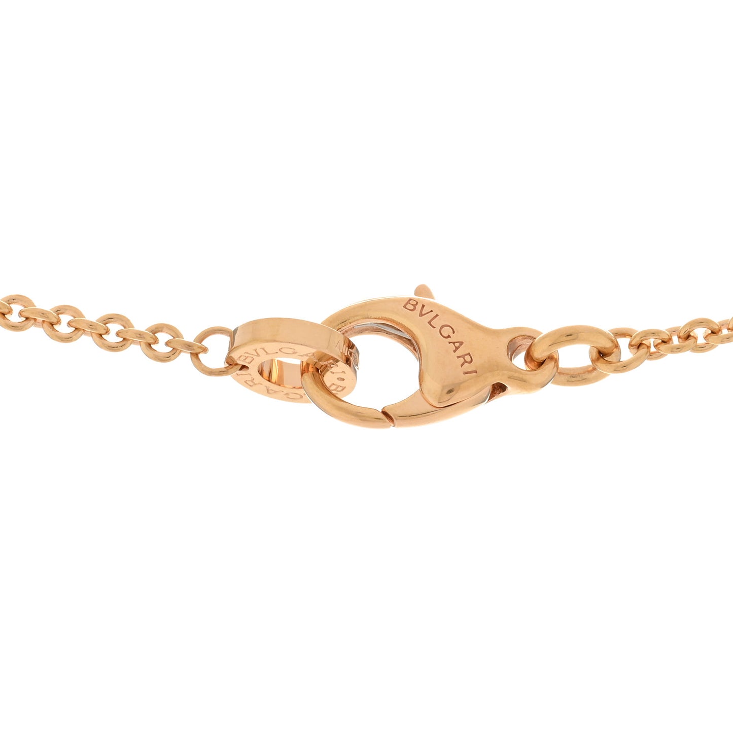 18K Rose Gold Black Ceramic B.Zero1 Pendant Necklace