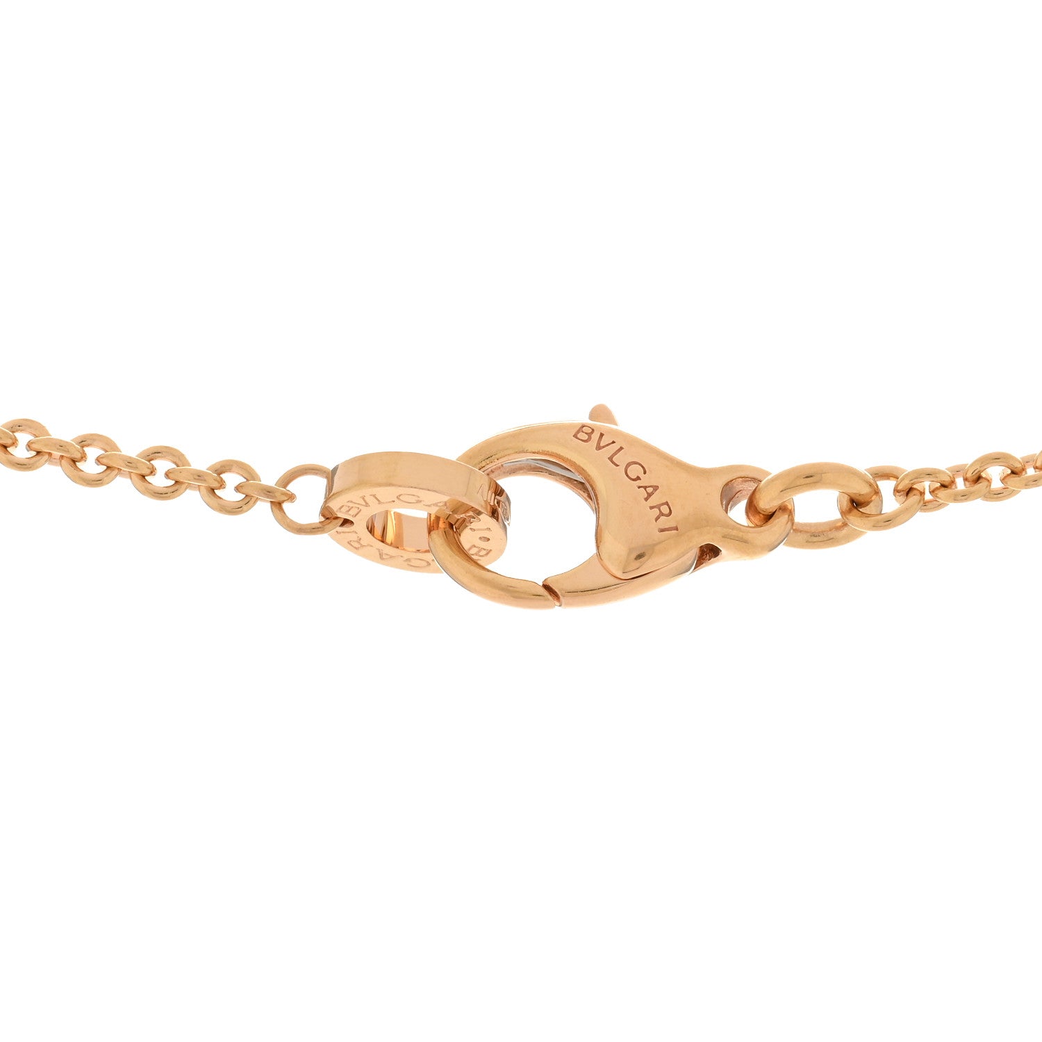 Bulgari 18K Rose Gold Black Ceramic B.Zero1 Pendant Necklace 3 of 3