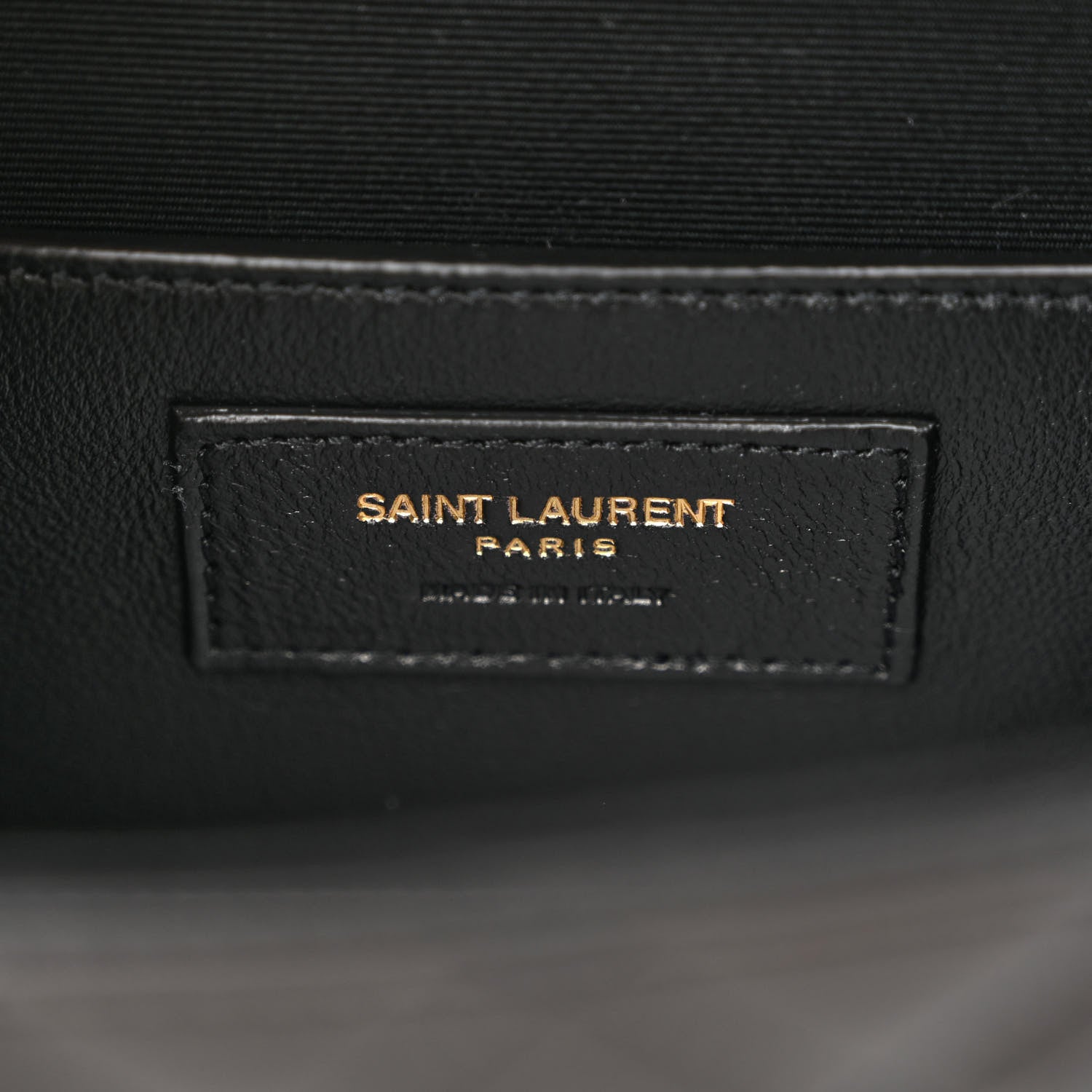 Saint Laurent Lambskin Mixed Matelasse Triquilt Small Monogram Satchel Black 6 of 10