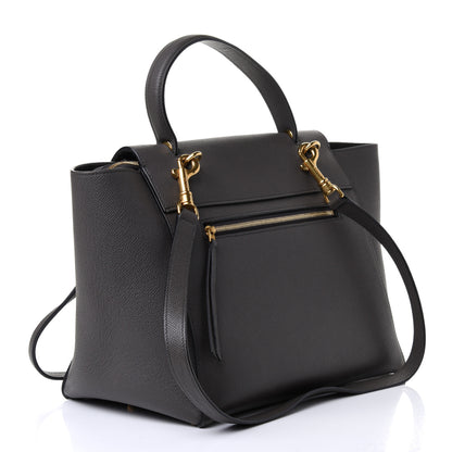 Celine Grained Calfskin Mini Belt Bag Grey 2 of 4