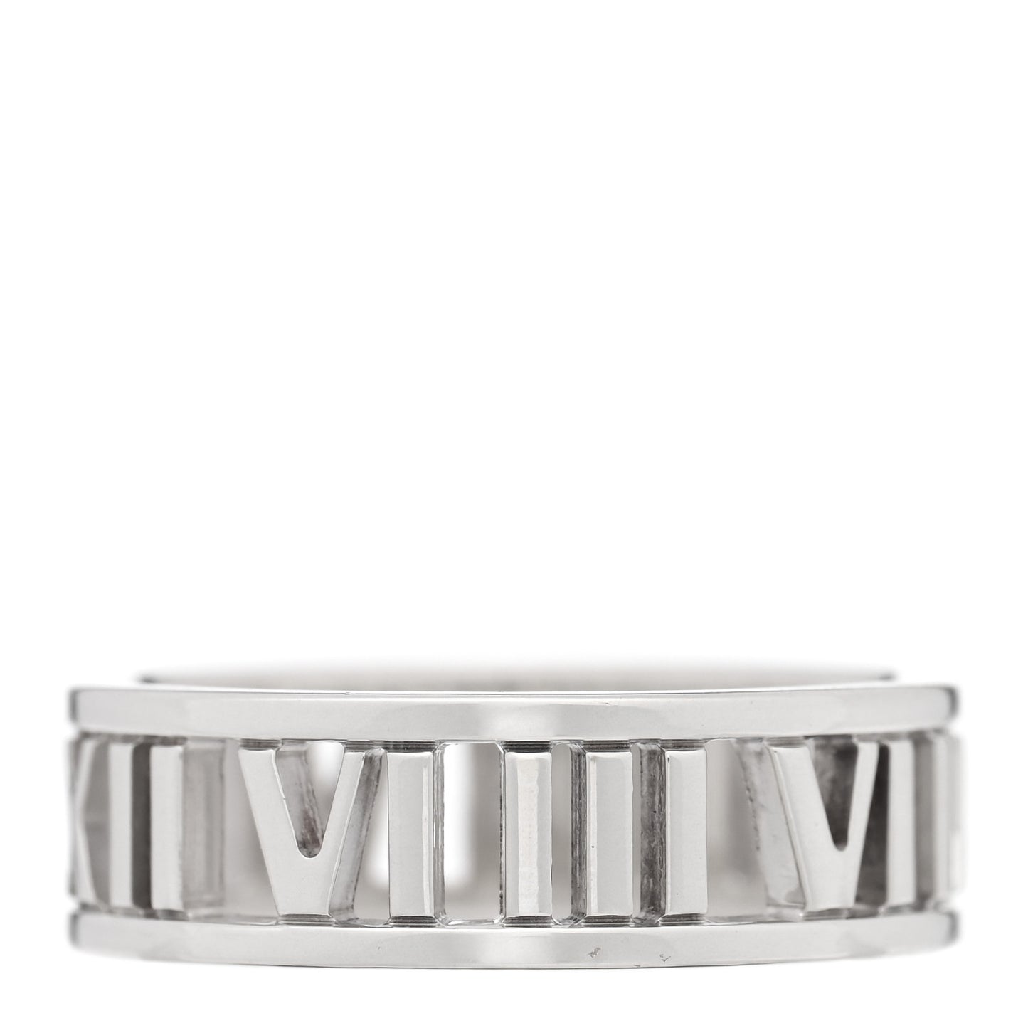 Sterling Silver Wide Atlas Open Ring 60 9.25