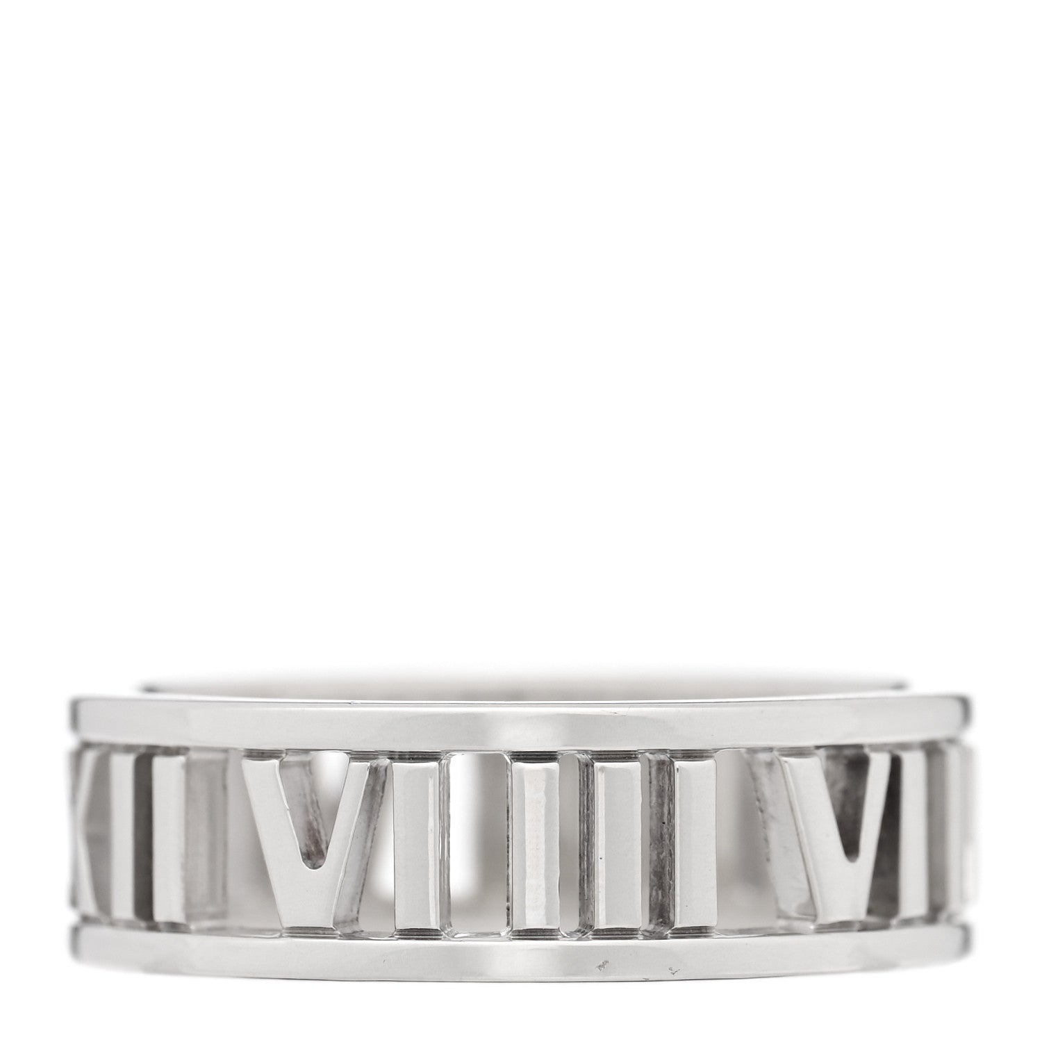 Tiffany Sterling Silver Wide Atlas Open Ring 60 9.25 1 of 4