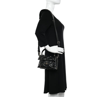 Valentino Garavani Nappa Mini Candystud Top Handle Bag Black 2 of 9