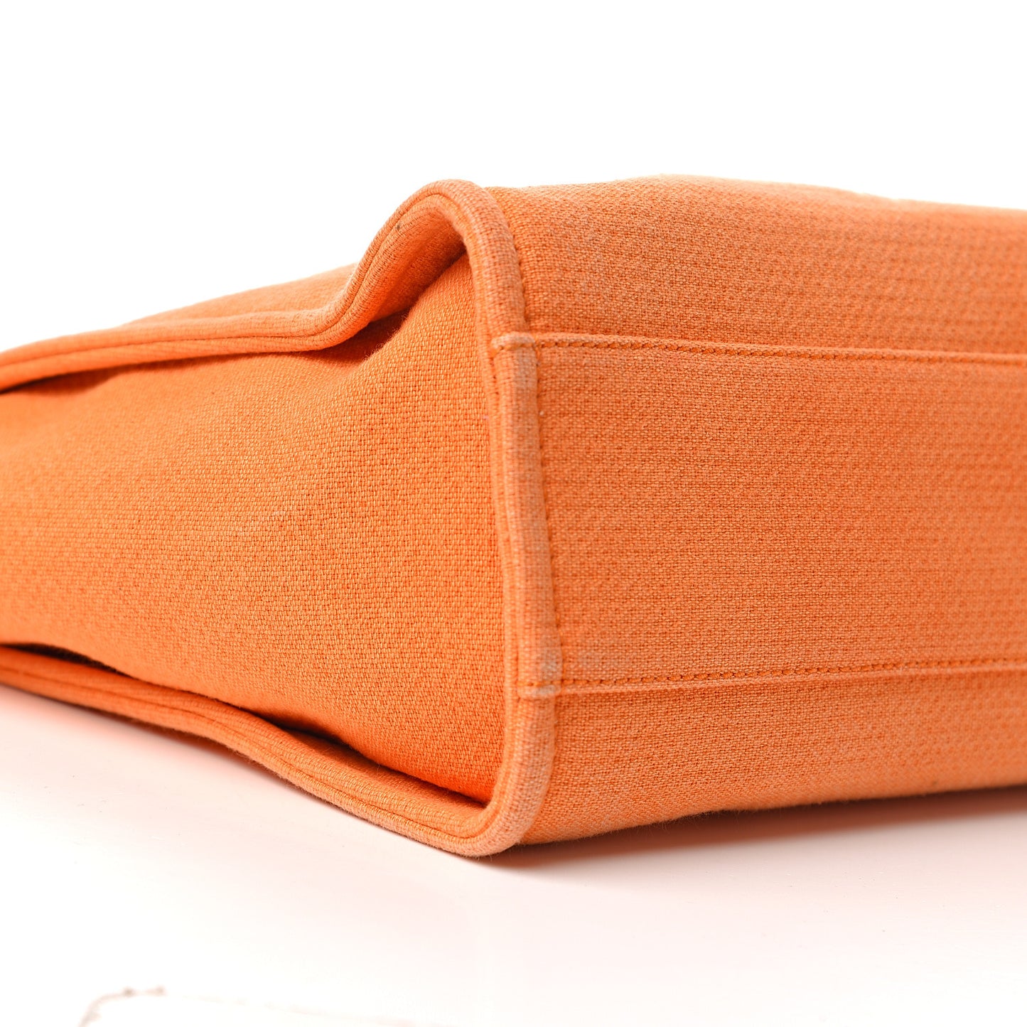 Canvas Small Deauville Tote Orange