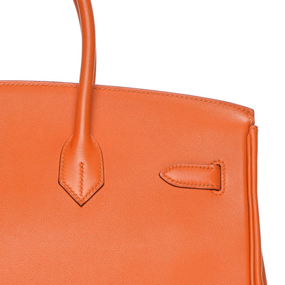 Hermes Swift Birkin 35 Orange 15 of 41