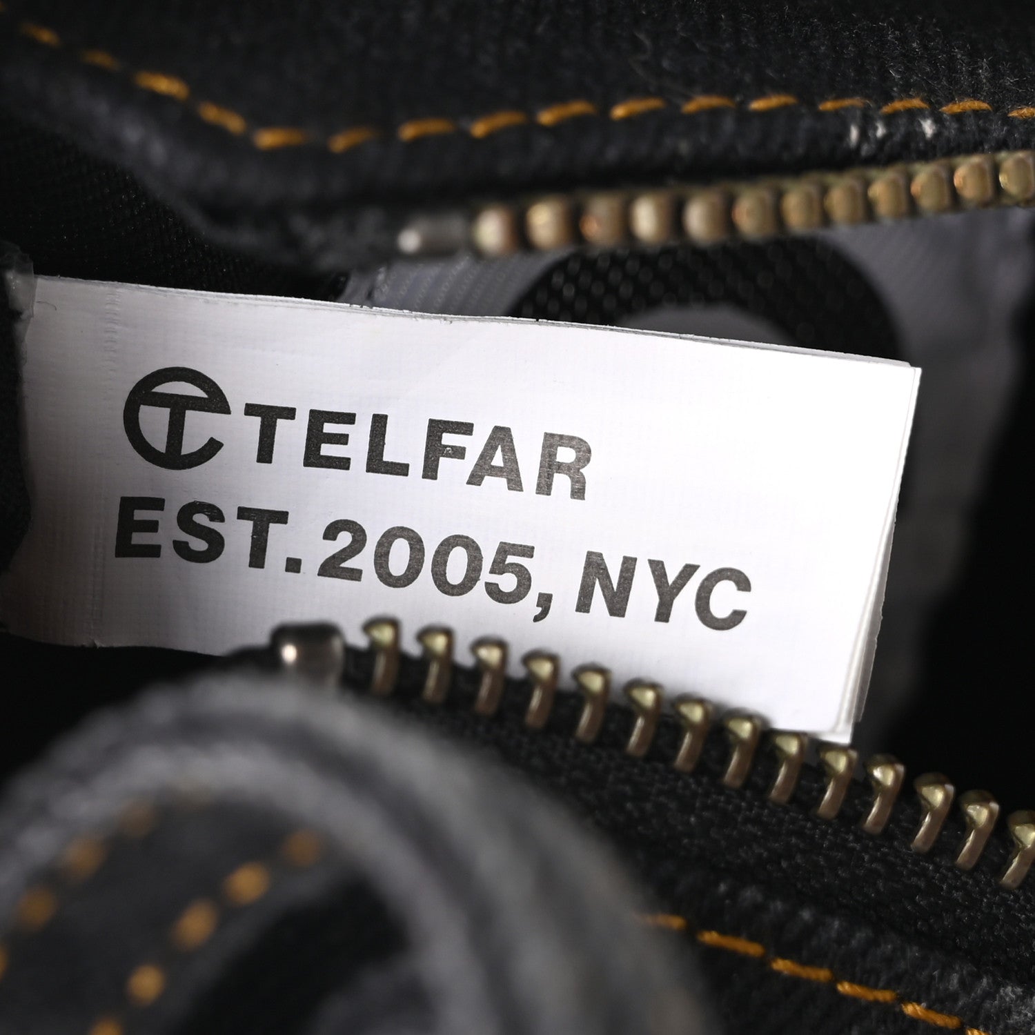 Telfar Denim Small Shopping Bag Black 7 of 10