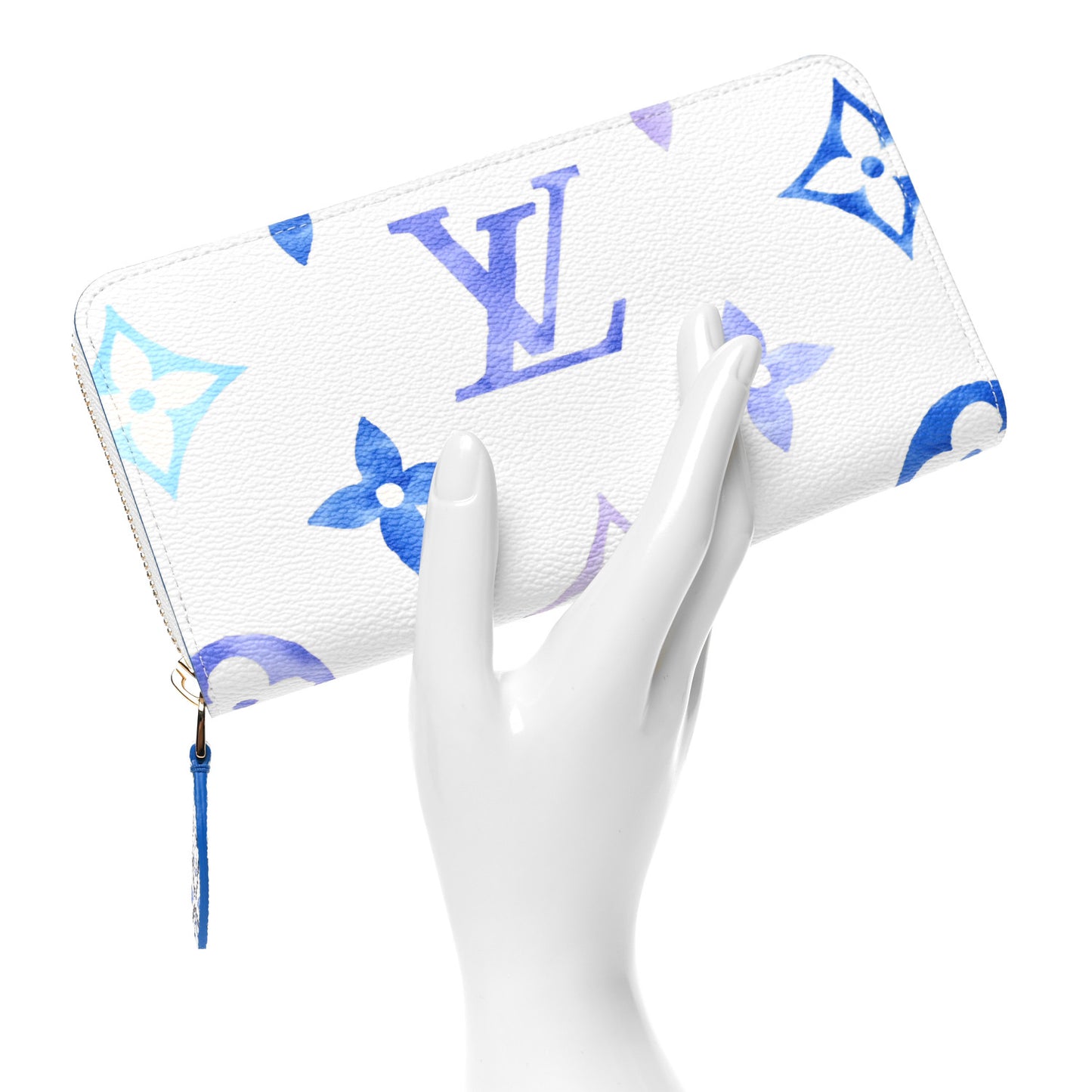 Monogram Giant By The Pool Zippy Wallet Resort Blue