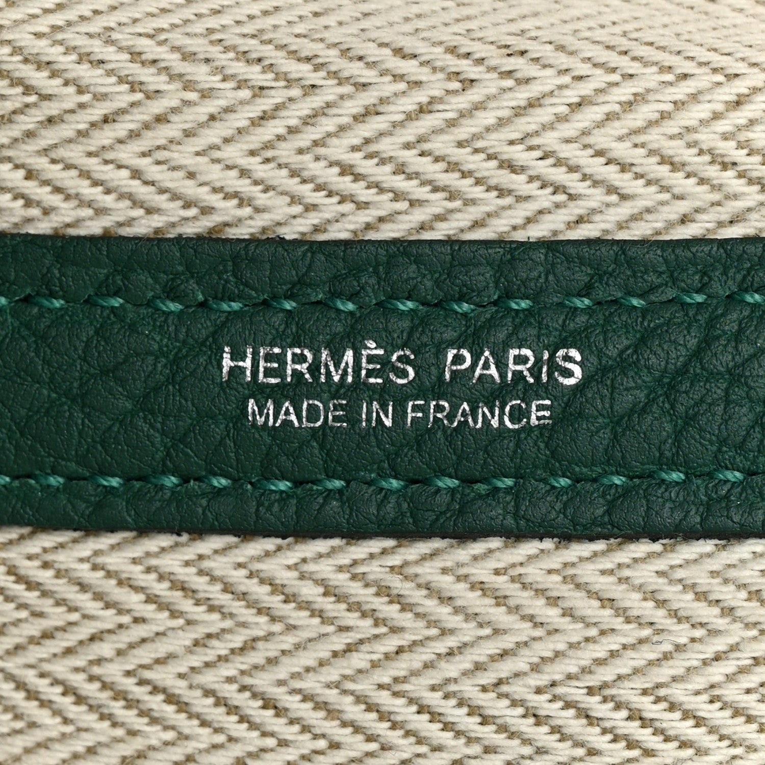 Hermes Negonda Garden Party Tote 36 MM Malachite 6 of 10