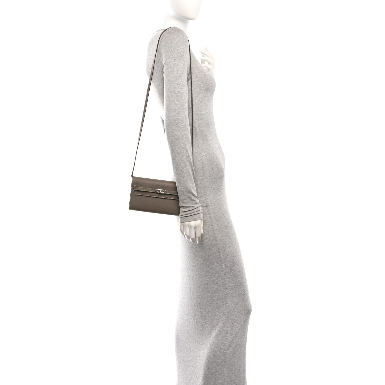 Hermes Epsom Kelly Wallet To Go Etoupe 2 of 11