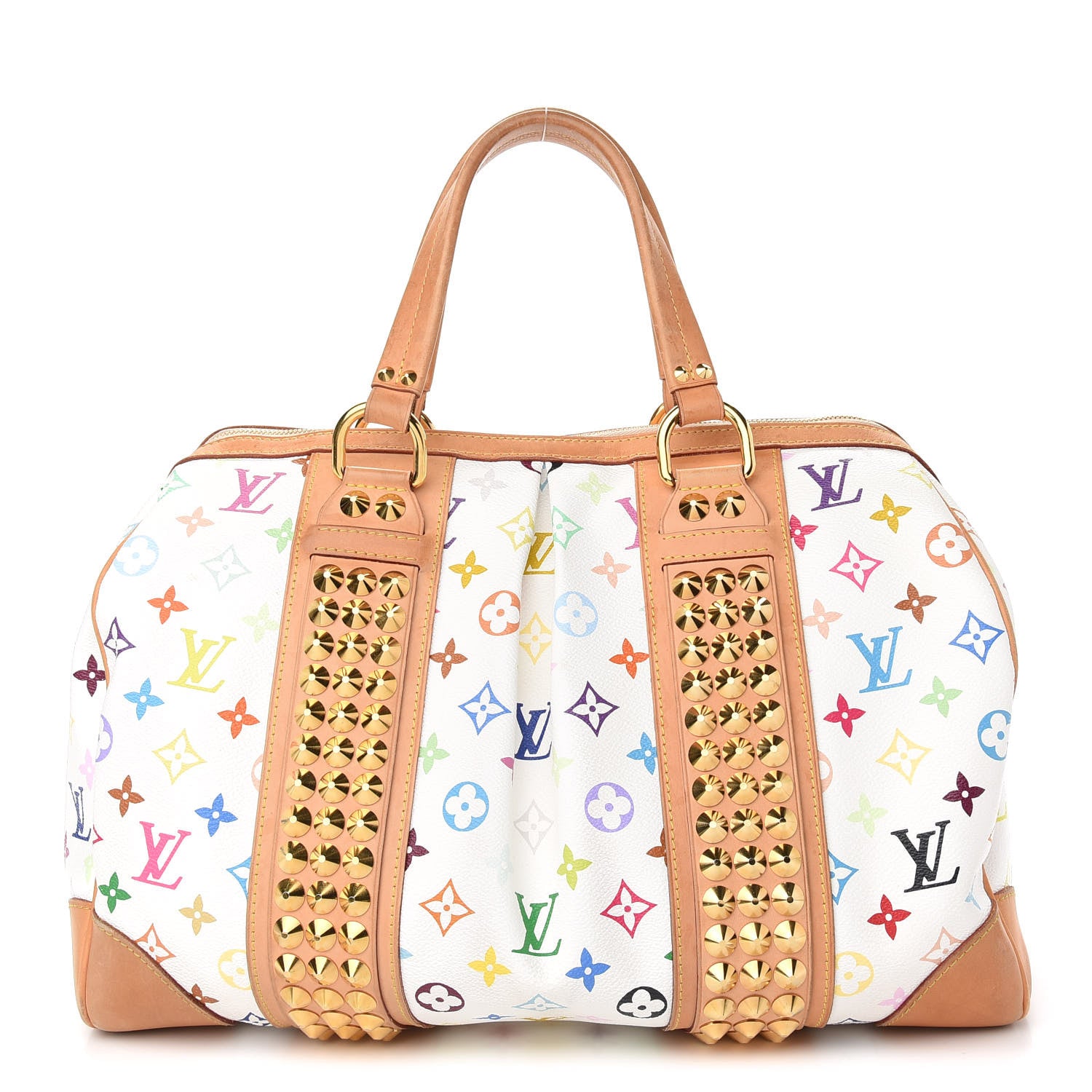 Louis Vuitton Monogram Multicolor Courtney GM White 1 of 8