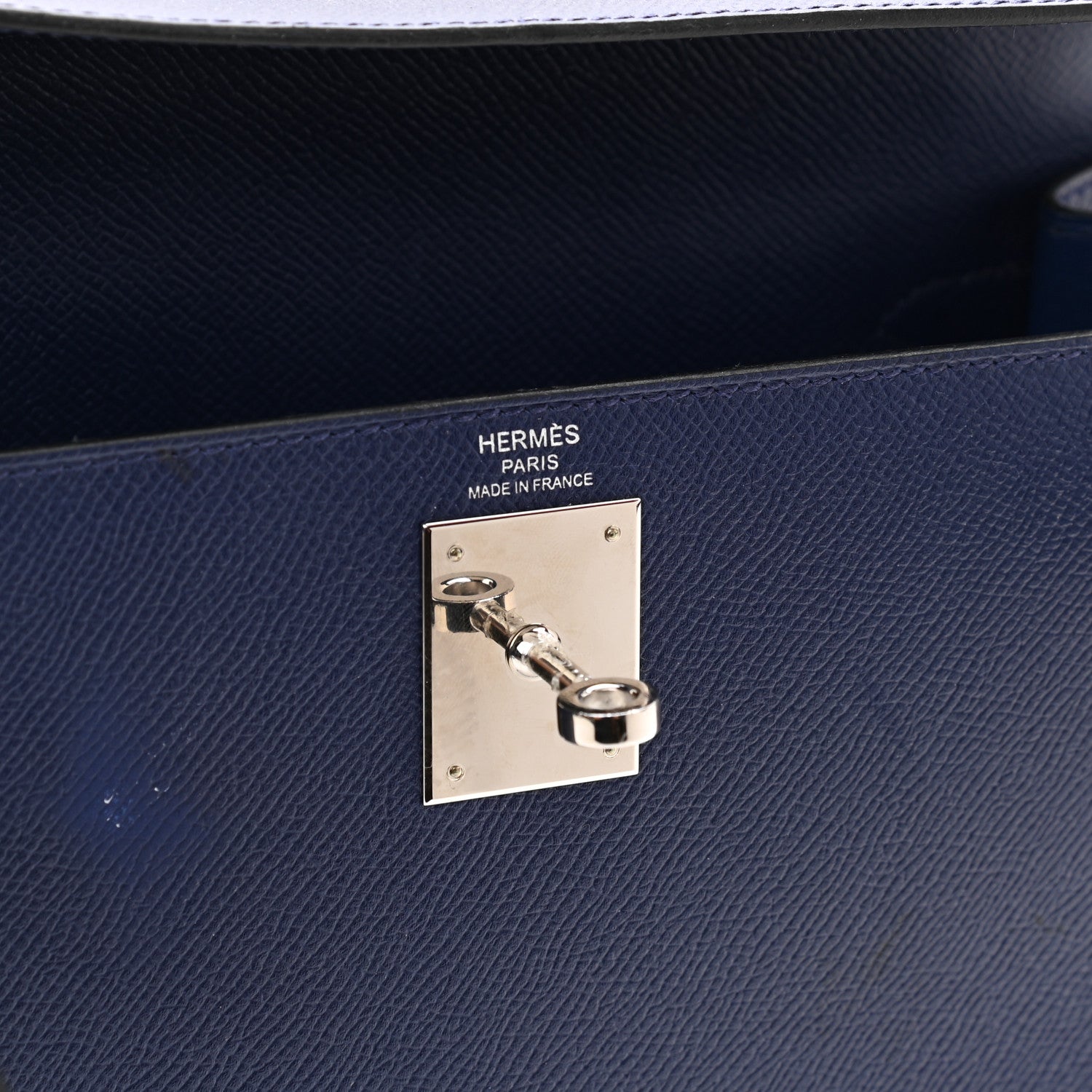 Hermes Epsom Kelly Sellier 28 Bleu Saphir 6 of 15