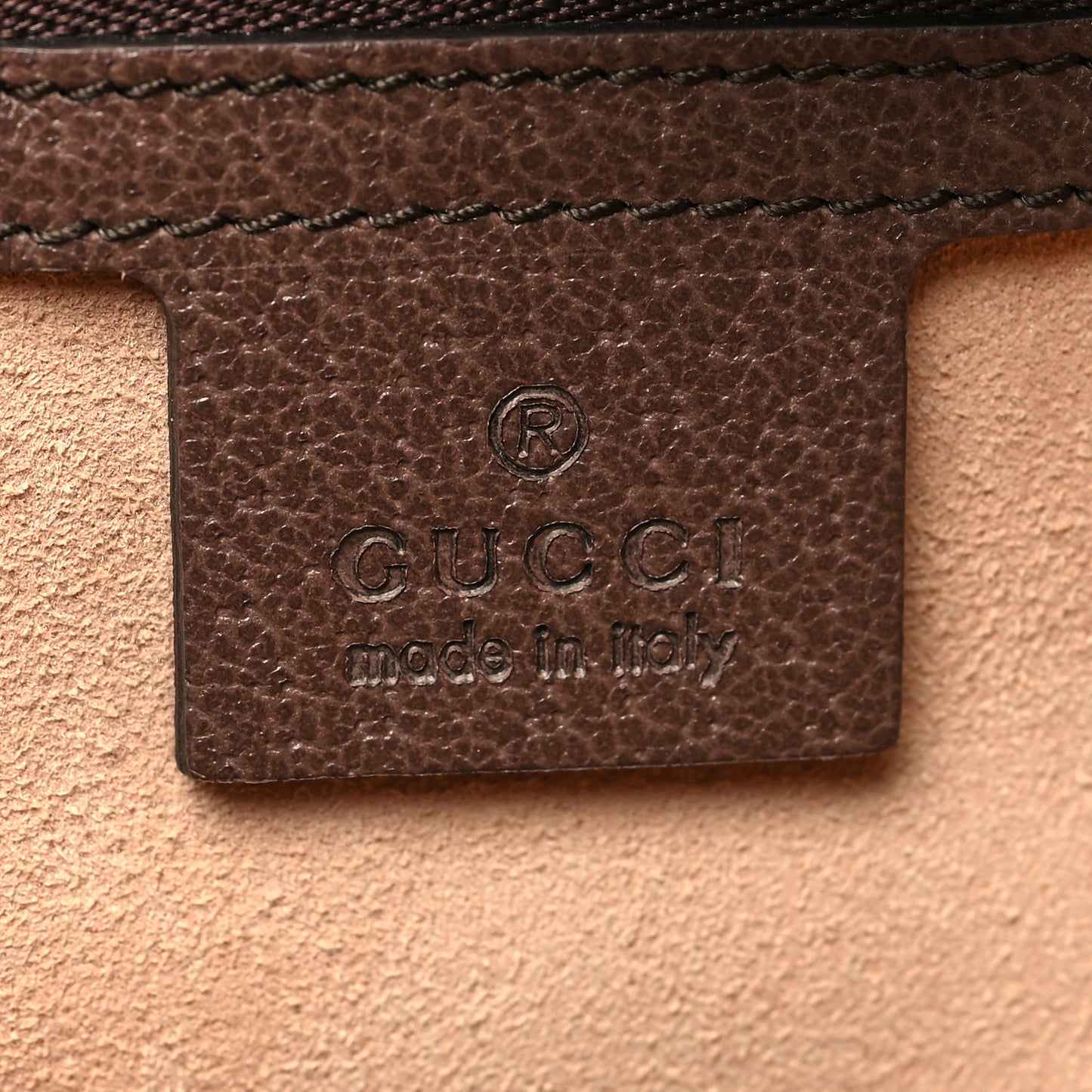 GG Supreme Monogram Medium Ophidia Shopping Tote Brown