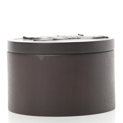 Hermes Mahogany Wood Cheval a la Couverture Twilly Box Acajou Ebenise 3 of 11