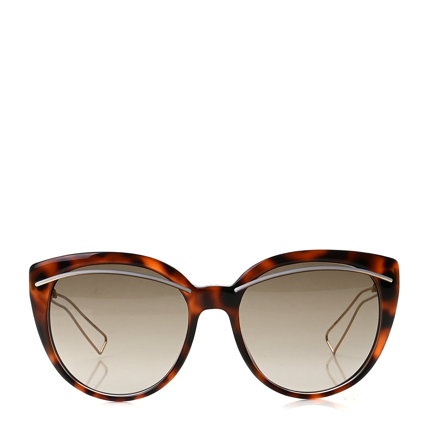 Cat Eye Liner Sunglasses Tortoise