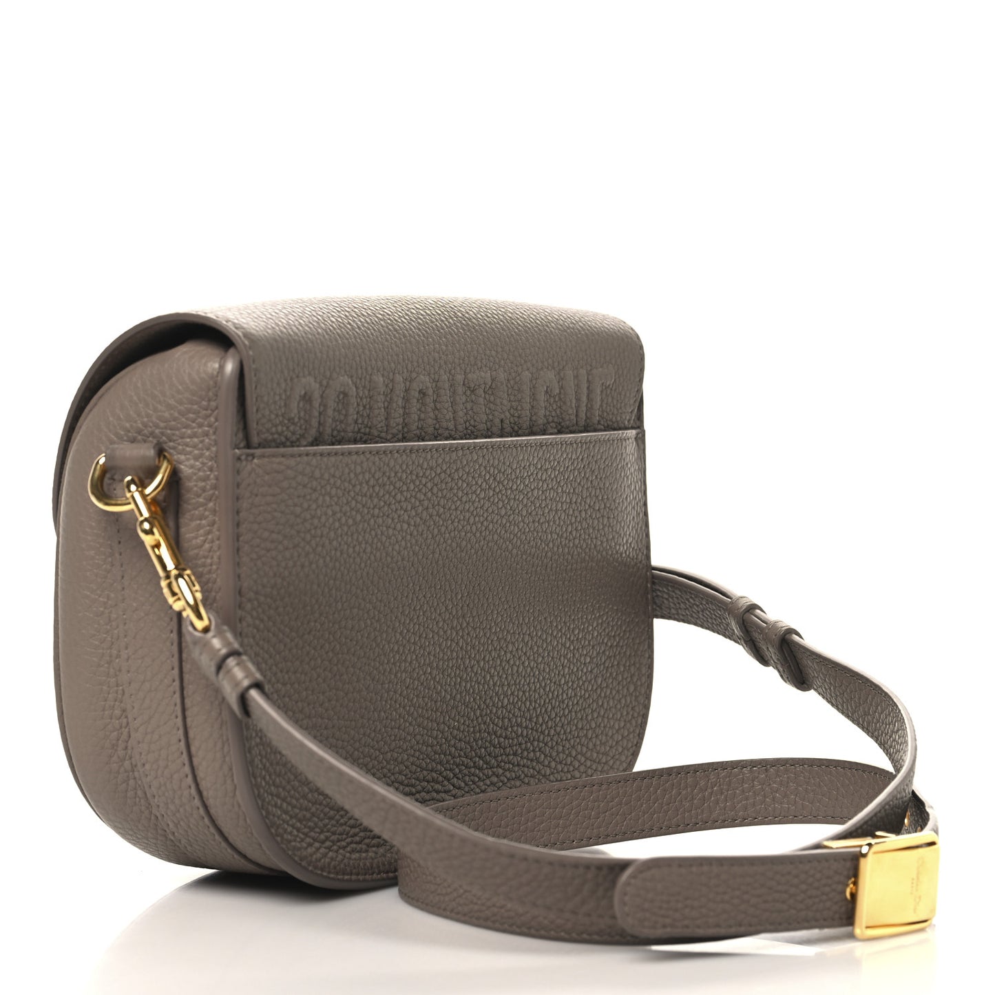 Grained Calfskin Medium Bobby Flap Taupe