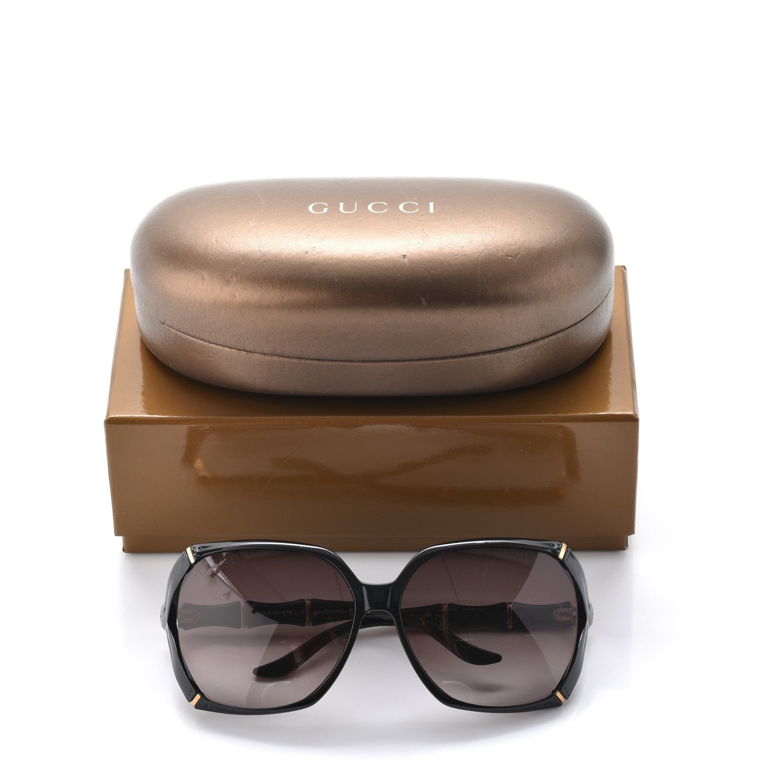 Gucci Bamboo Effect Sunglasses 3508/S Black 9 of 9