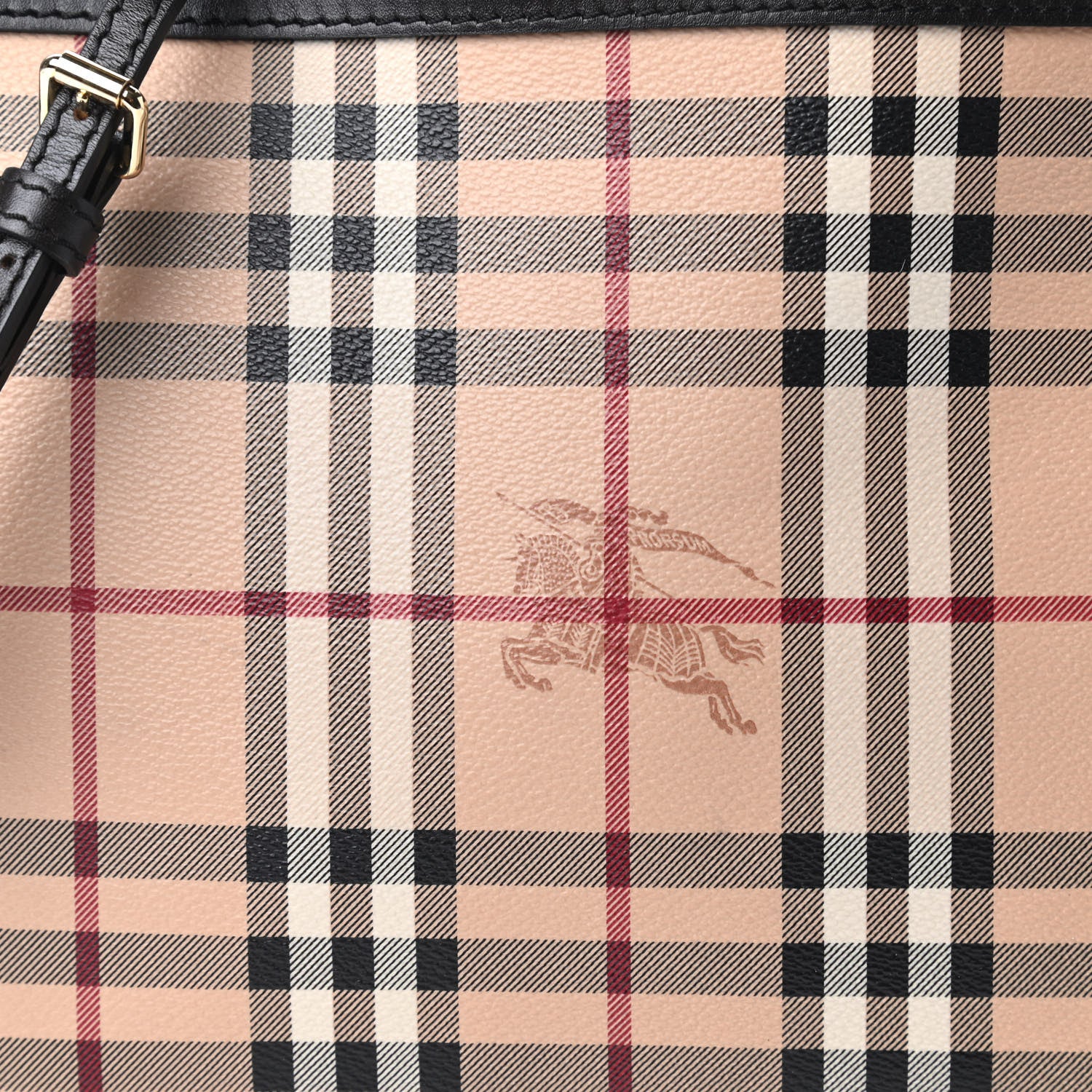 Burberry Haymarket Check Crossbody Black 10 of 10