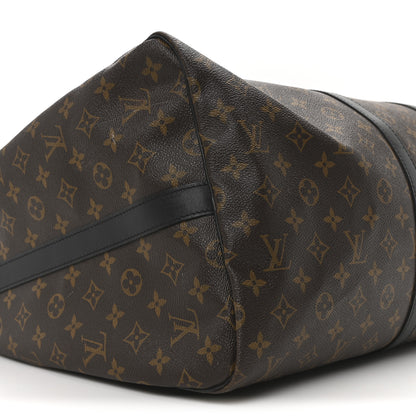 Louis Vuitton Monogram Macassar Keepall Bandouliere 55 7 of 8