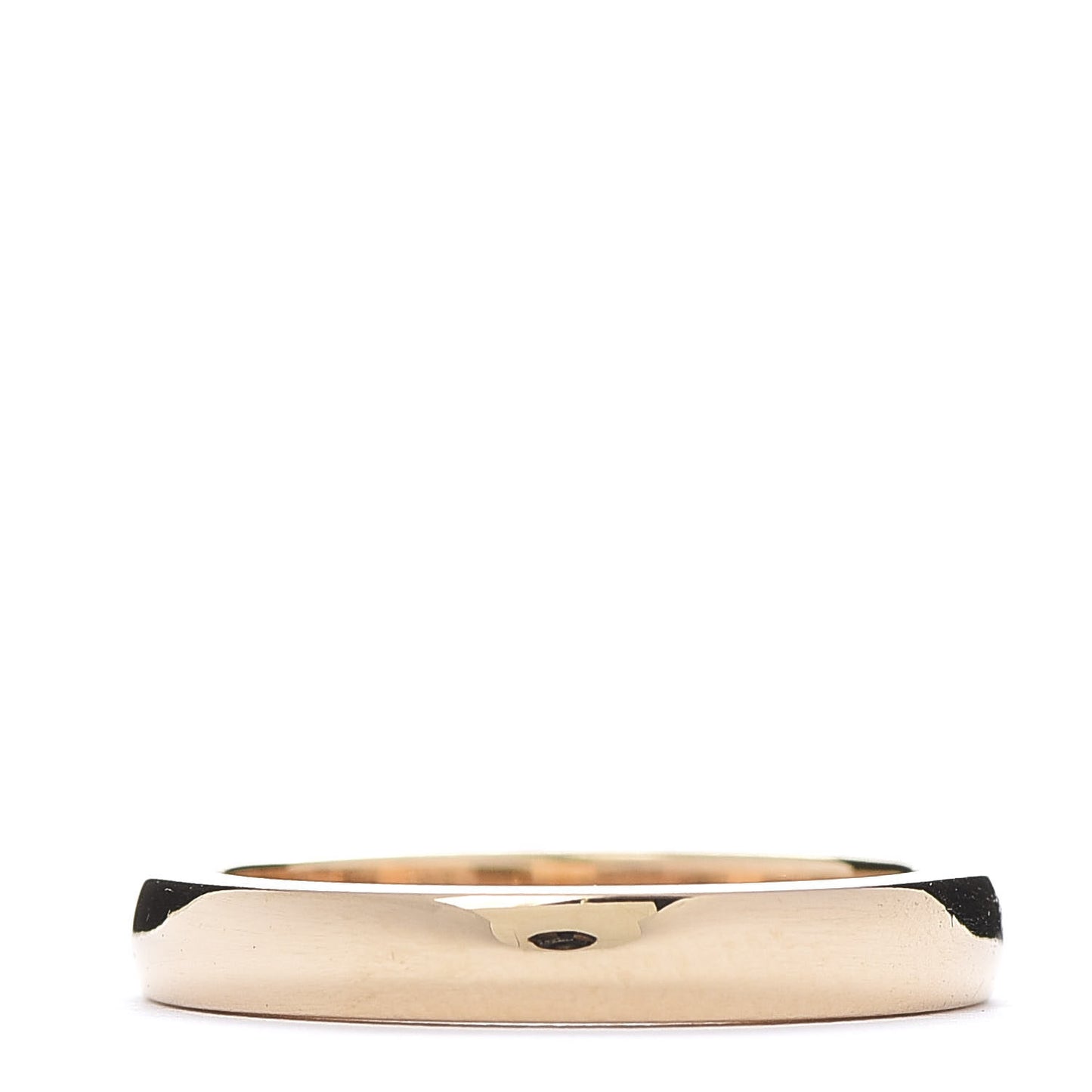 18K Yellow Gold 3mm Wedding Band Ring 53 6.25