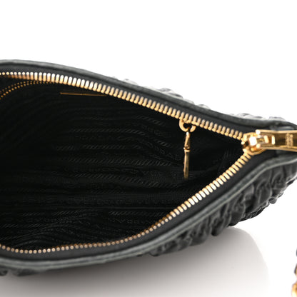 Prada Tessuto Nylon Gaufre Crossbody Bag Black 5 of 10