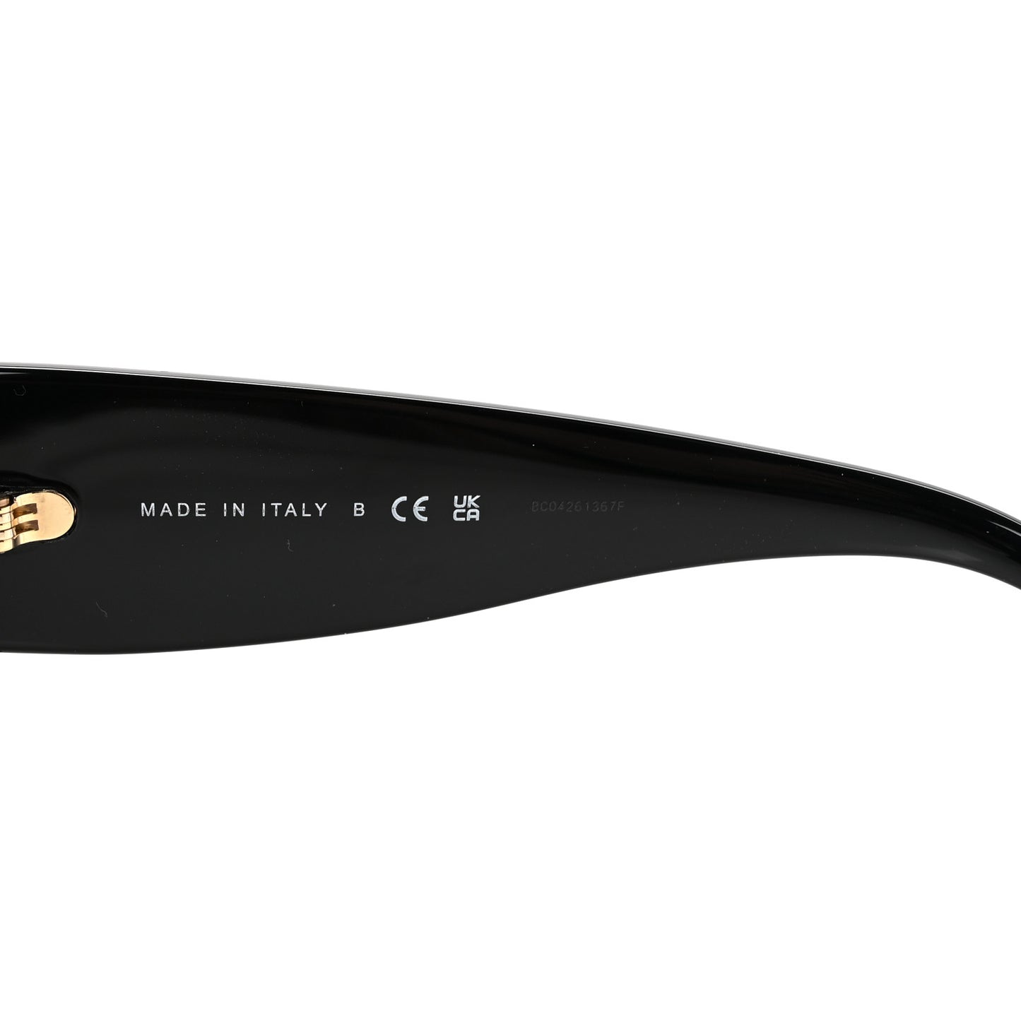 Acetate Rectangle Sunglasses 5435-A Black