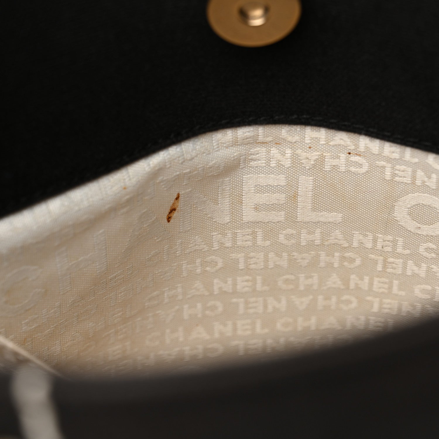 Chanel Canvas Square Stitched CC Small Tote Bag Black 15 of 19