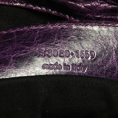 Balenciaga Agneau Giant 21 Silver Hardware Work Raisin 9 of 12