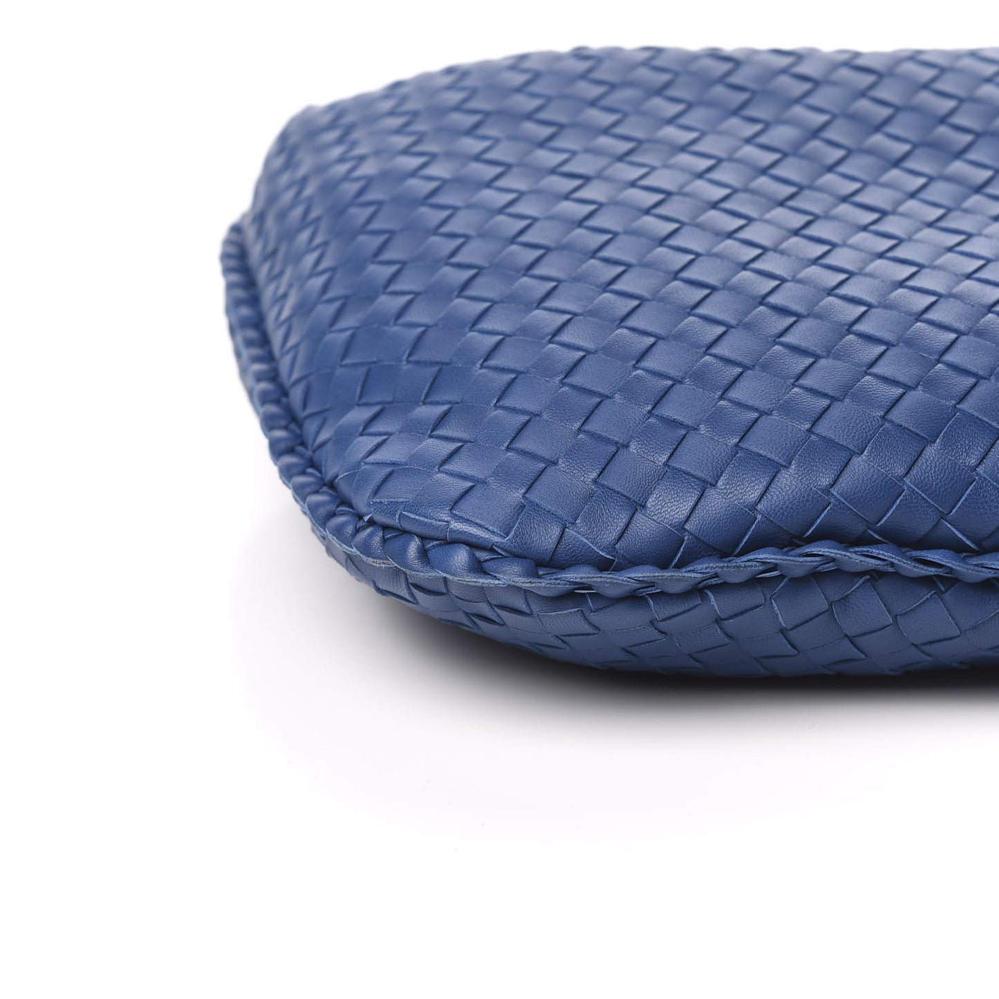 Nappa Intrecciato Medium Veneta Hobo Blue