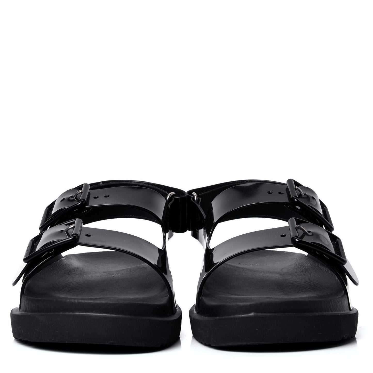 Rubber Mini Double G Womens Isla Dad Sandals 40 Black