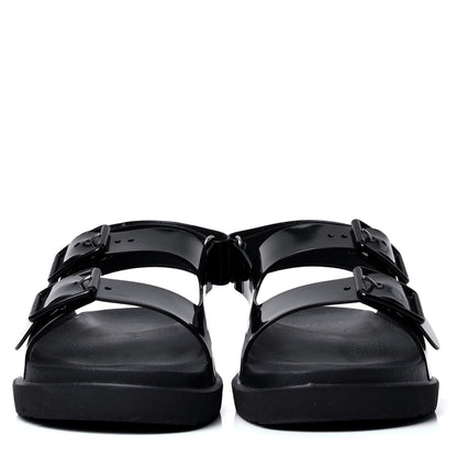 Gucci Rubber Mini Double G Womens Isla Dad Sandals 40 Black 2 of 5